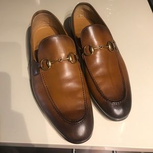 Gucci Men Jordaan Leather Loafer Size 9